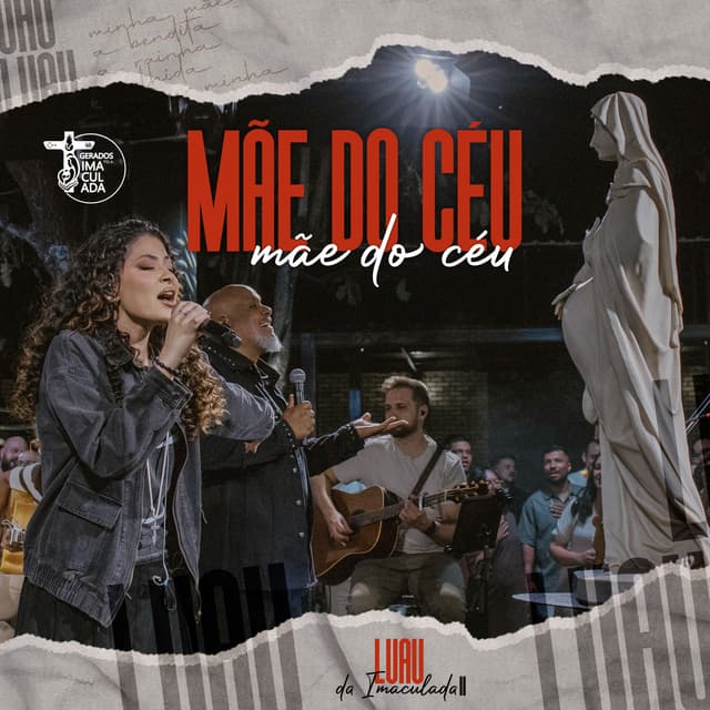 Album cover art for Mãe do Céu (Ao Vivo)