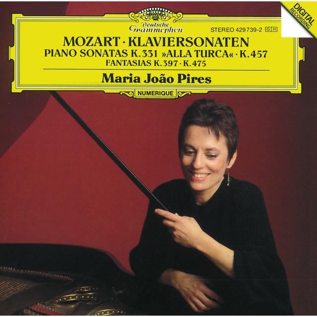 Album cover art for Mozart: Piano Sonatas K. 457 & K. 331 - Fantasias K. 475 & K. 397