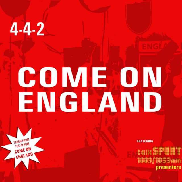 Album cover art for Come On England