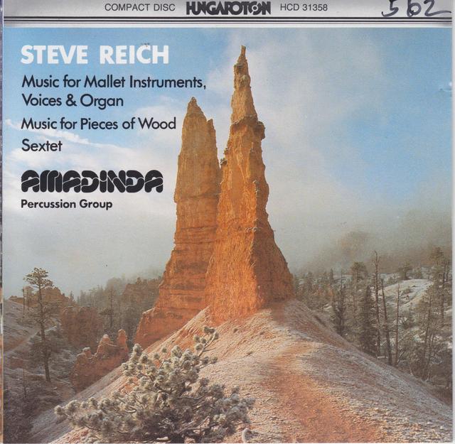 Album cover art for Music For Mallet Instruments, Voices And Organ, Music For Pi