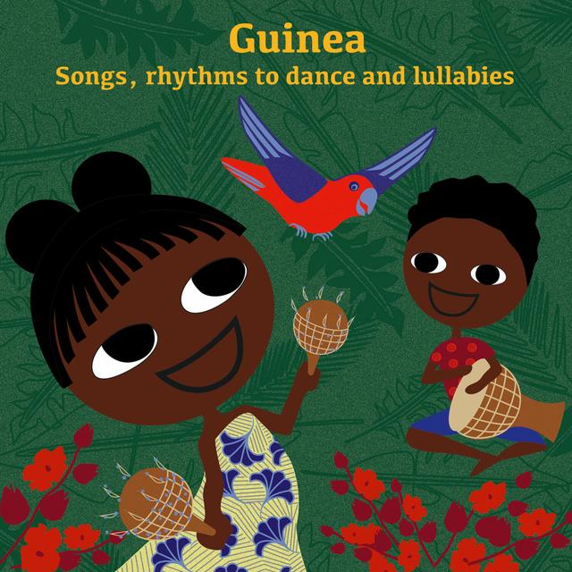 Album cover art for Guinea: Songs, Rhythms to Dance and Lullabies