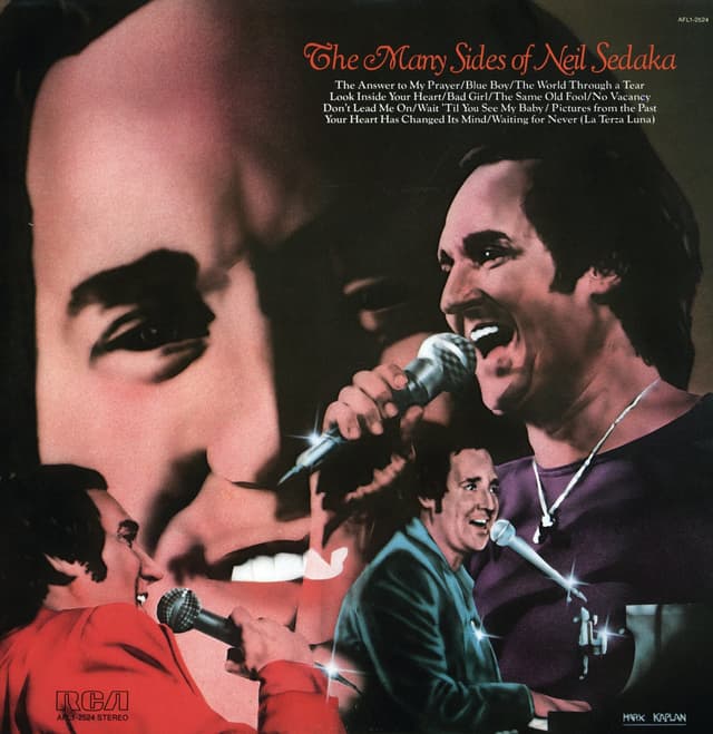 Album cover art for The Many Sides of Neil Sedaka