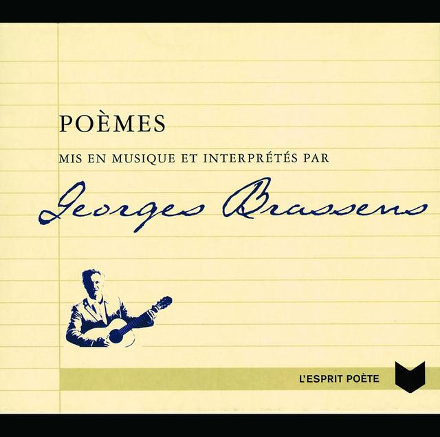Album cover art for Poèmes Mis en Musique et Interprétés par Georges Brassens