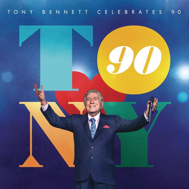 Album cover art for Tony Bennett Celebrates 90