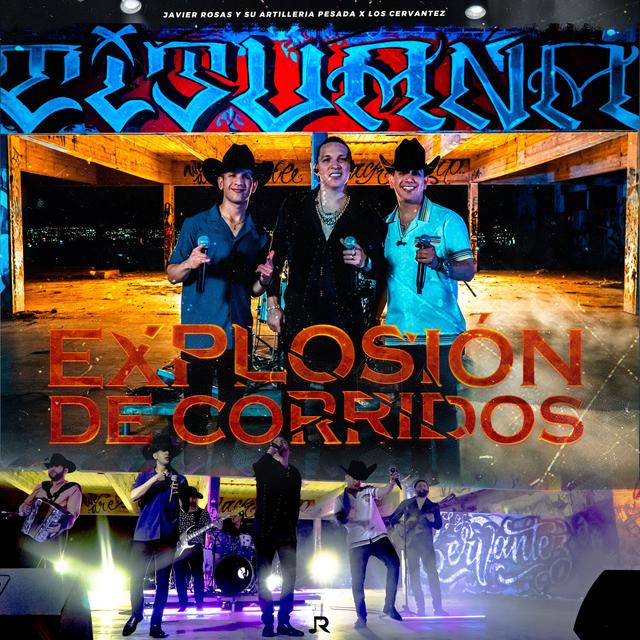 Album cover art for Explosión de Corridos