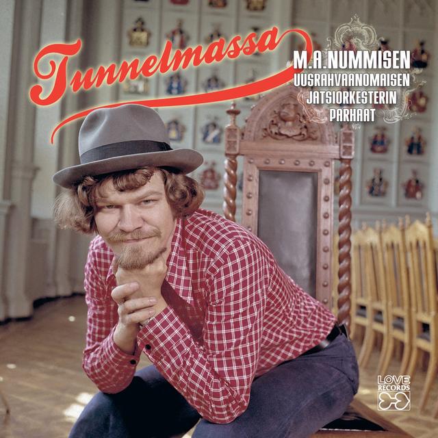 Album cover art for Tunnelmassa - M.a.nummisen Ja Uusrahvaanomaisen Jatsiorkesterin Parhaat
