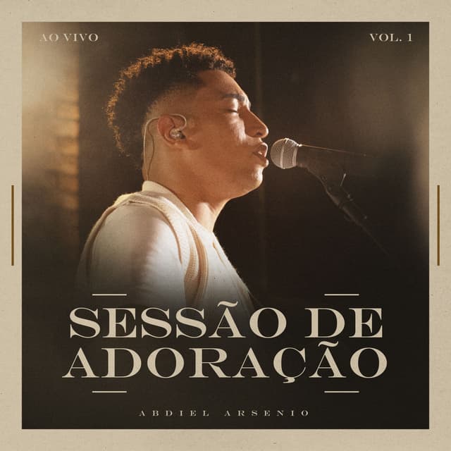 Album cover art for Sessão de Adoração, Vol. 1 (Ao Vivo)
