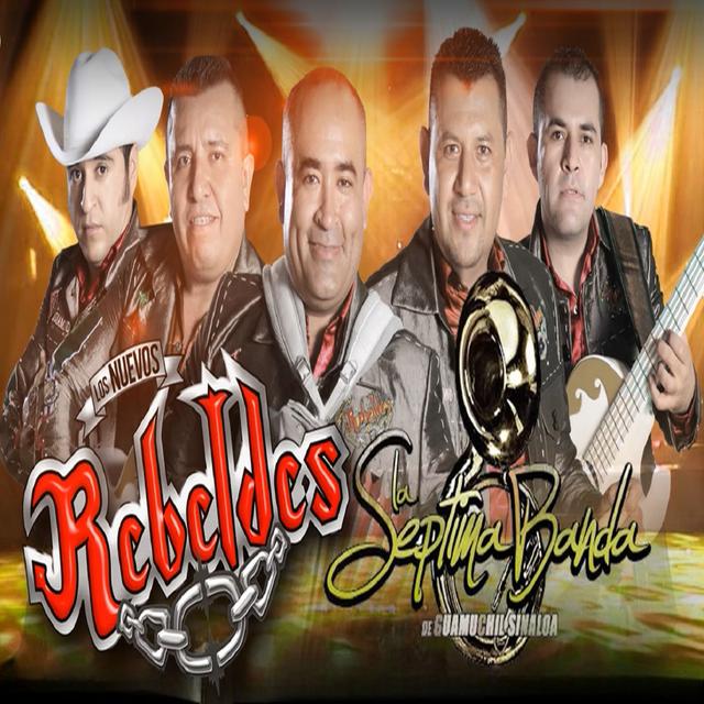 Album cover art for Los Nuevos Rebeldes La Septima Banda Vol.2