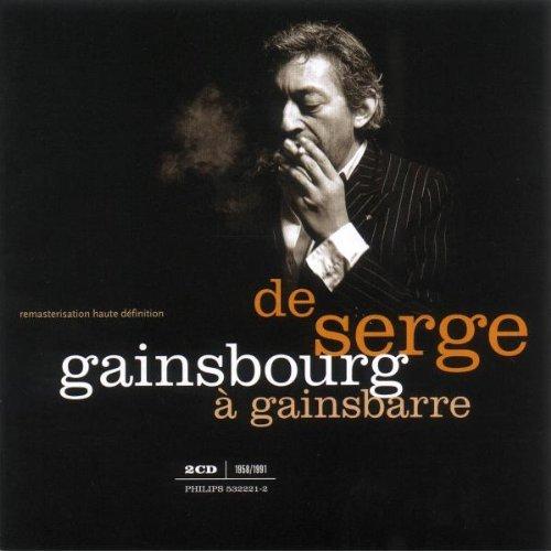 Album cover art for De Gainsbourg à Gainsbarre