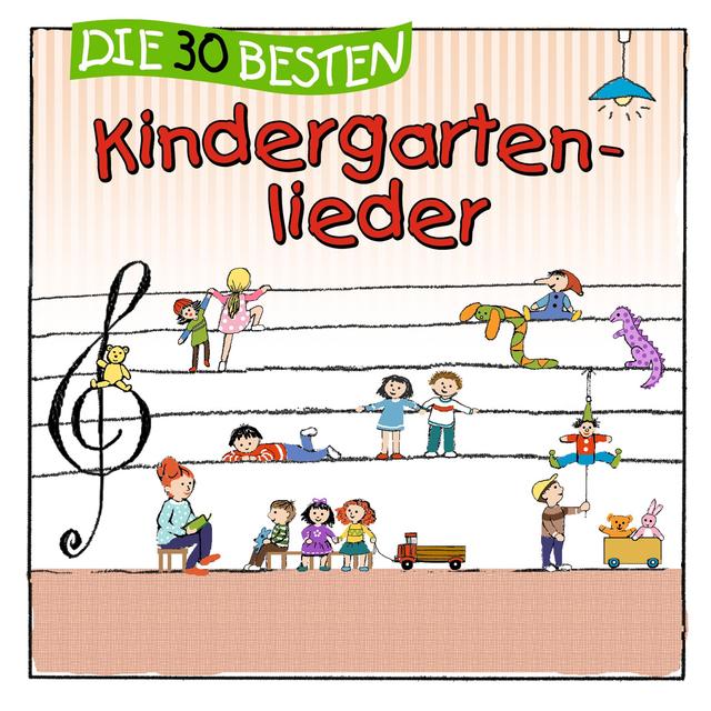 Album cover art for Die 30 Besten Kindergartenlieder