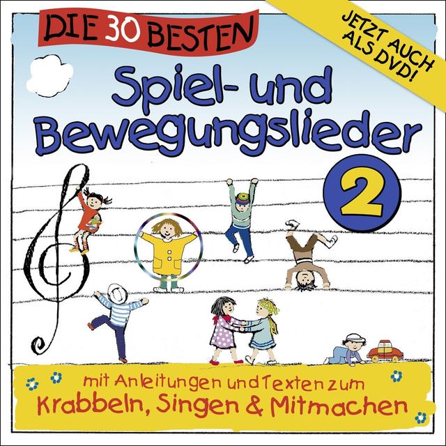Album cover art for Die 30 Besten Spiel- und Bewegungslieder 2