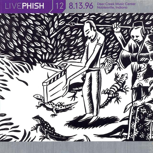 Album cover art for Live Phish, Vol. 12 8/13/96 (Deer Creek Music Center, Noblesville, IN)