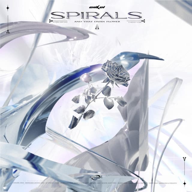 Album cover art for spirals and that damn flower