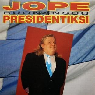 Album cover art for Jope Presidentiksi