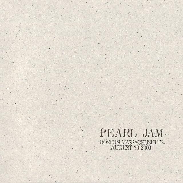 Album cover art for Boston Massachusetts August 29 2000