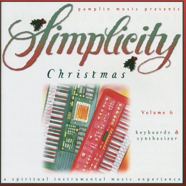 Album cover art for Simplicity Christmas, Volume 6: Keyboards & Synthesizer