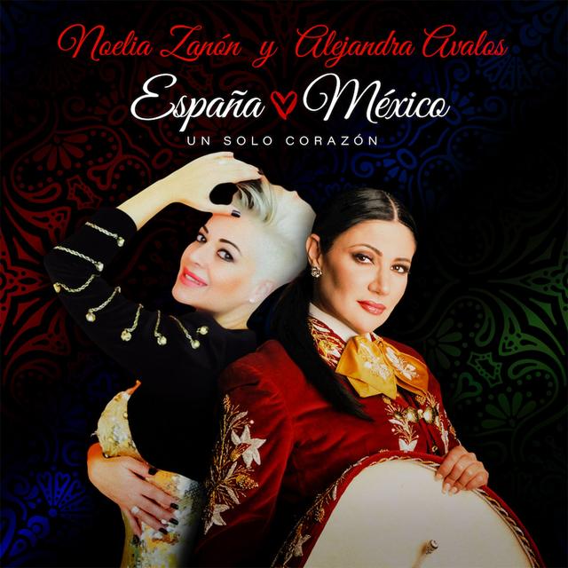 Album cover art for España y México un Solo Corazón