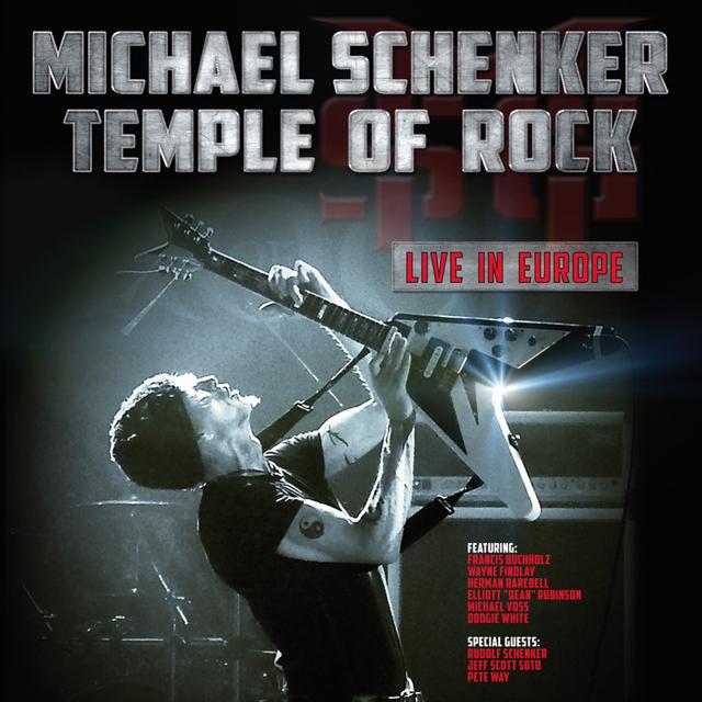 Album cover art for Temple of Rock - Live in Europe