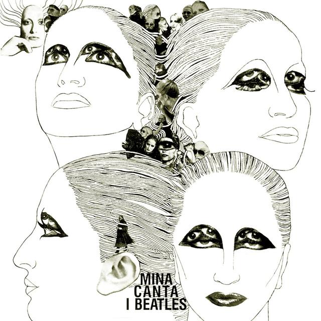 Album cover art for Mina Canta i Beatles